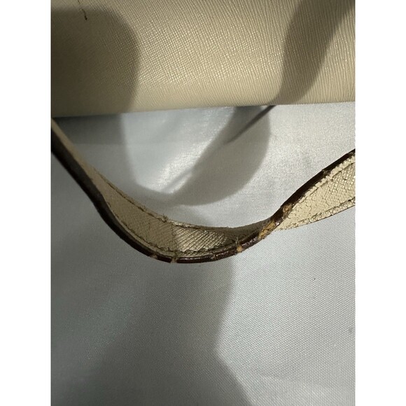 Kate Spade Large Double Zip Beige Cream Shoulder Bag Handbag Purse Read⬇️ - Picture 10 of 11